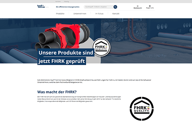 Fachverband Hauseinführungen für Rohre und Kabel